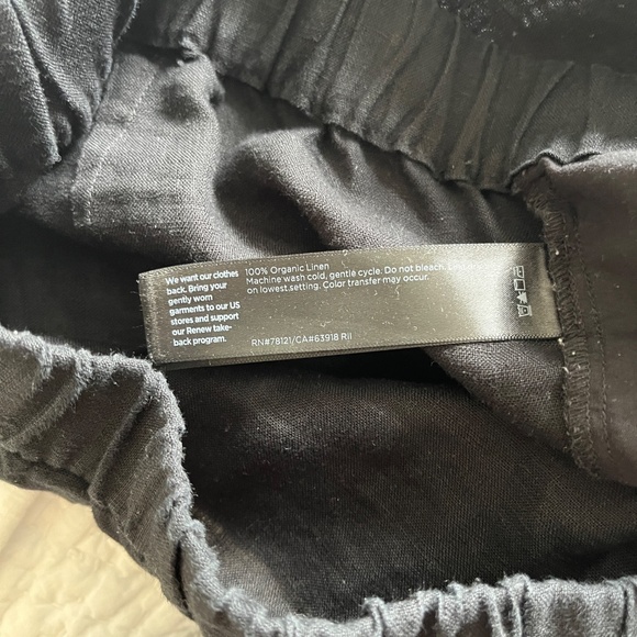 Eileen Fisher Linen Tapered Pant - Picture 3 of 4